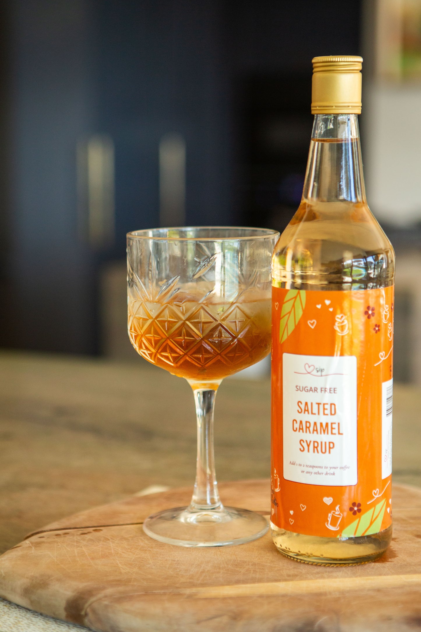 Sugar-free Salted Caramel Coffee Syrup