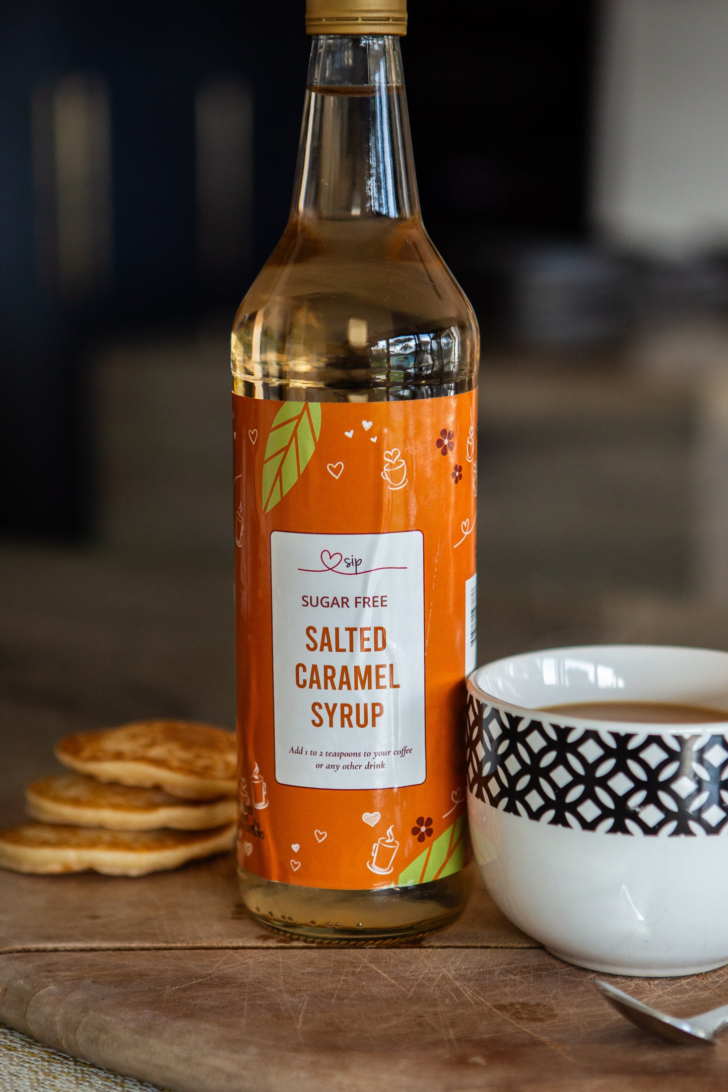 Sugar-free Salted Caramel Coffee Syrup