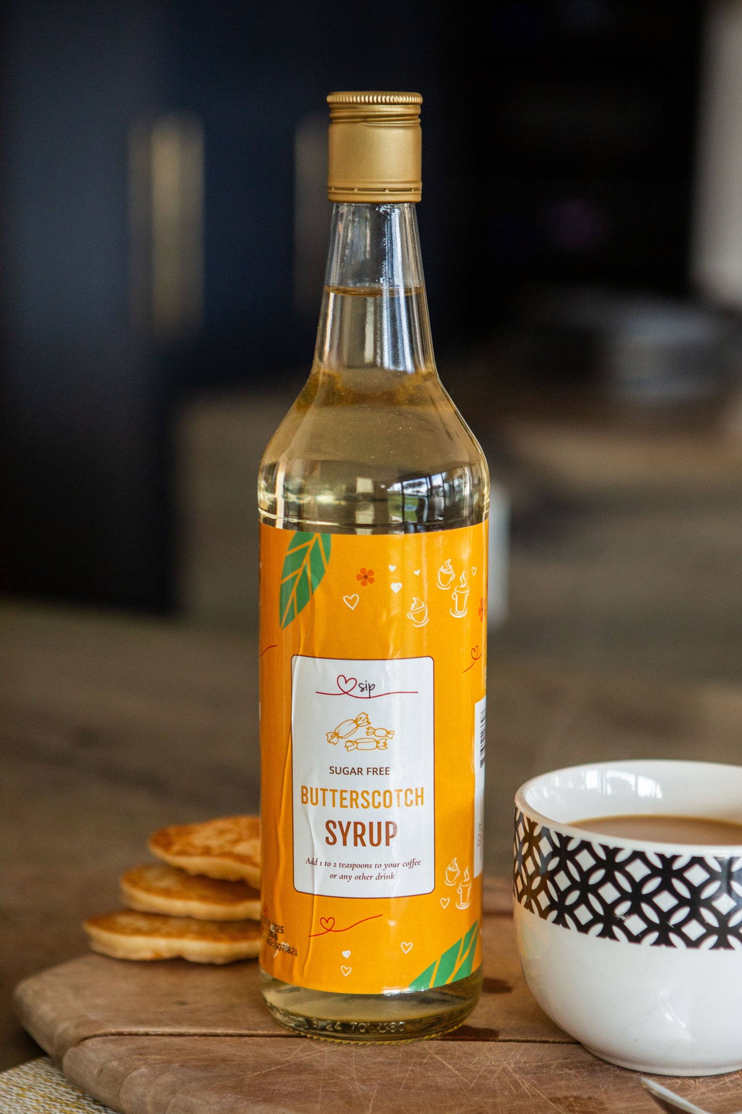 Sugar-free Butterscotch Coffee Syrup