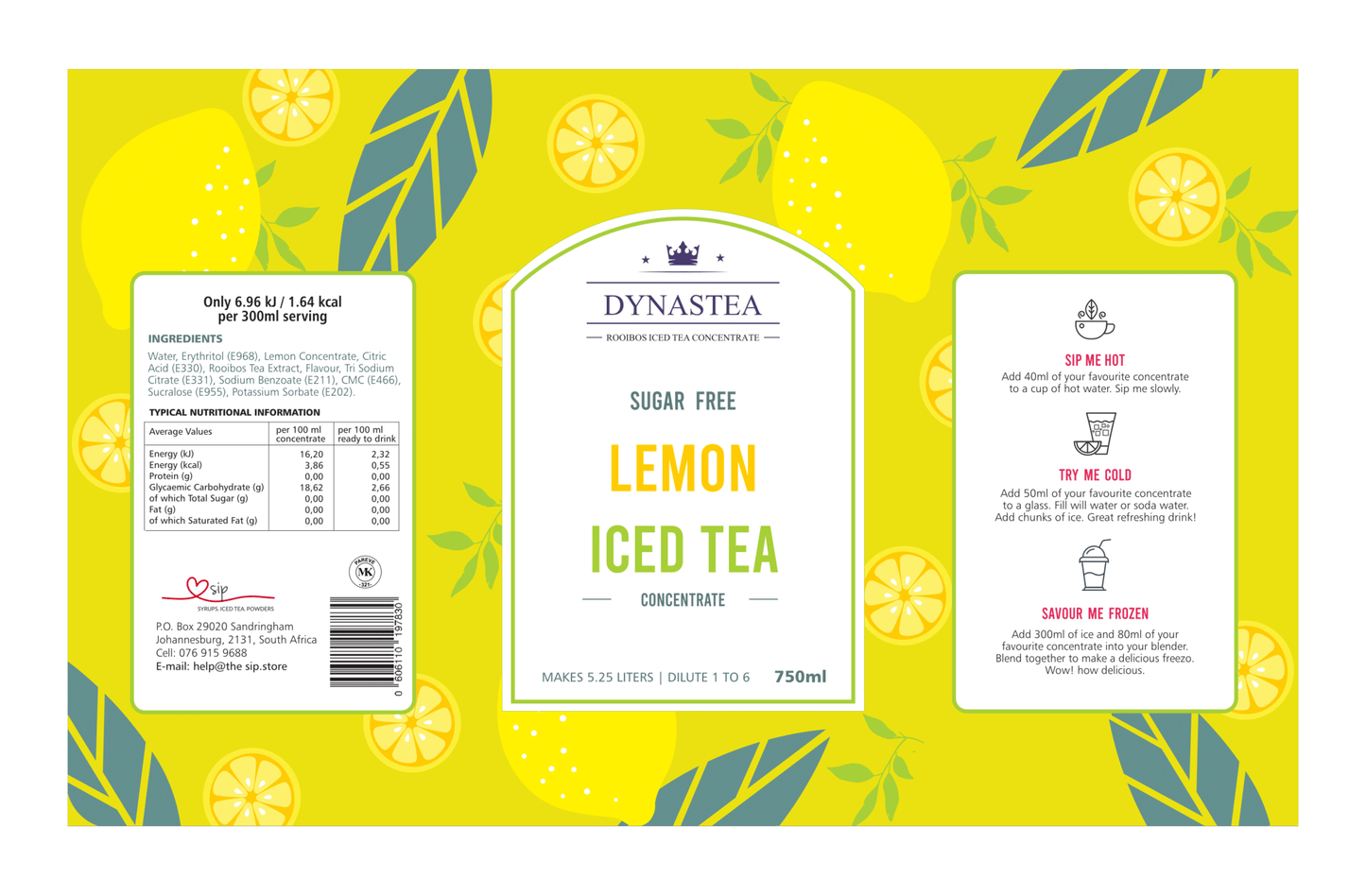 Lemon Iced Tea Concentrate