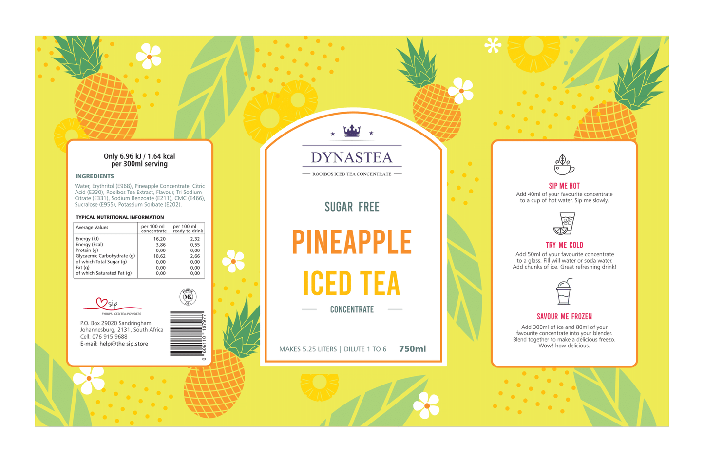 Pineapple Iced Tea Concentrate
