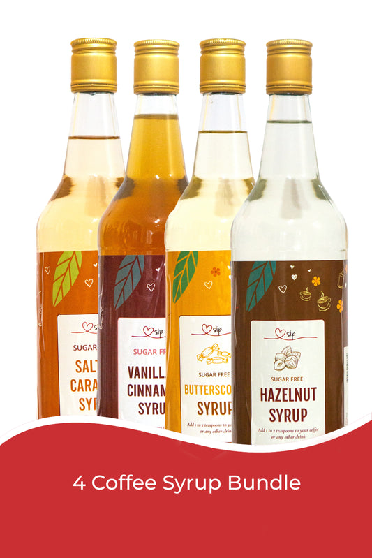 4 x Coffee Syrup Bundle