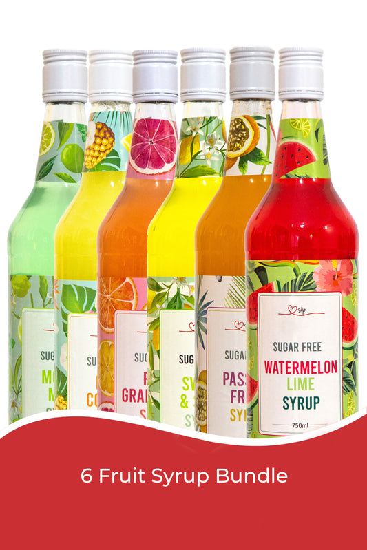 6 x Fruit Syrup Bundle