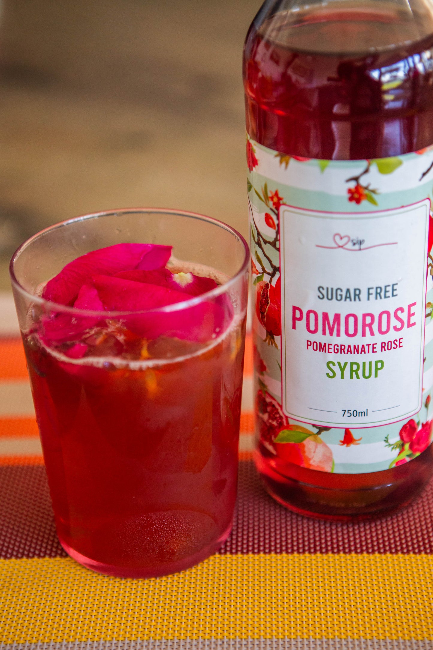 Pomegranate Rose Sugar-Free Syrup