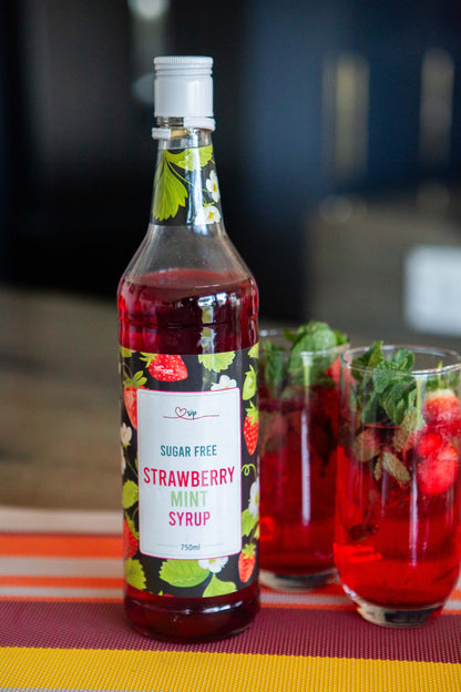 Strawberry Mint Sugar-Free Syrup