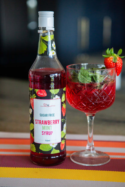 Strawberry Mint Sugar-Free Syrup