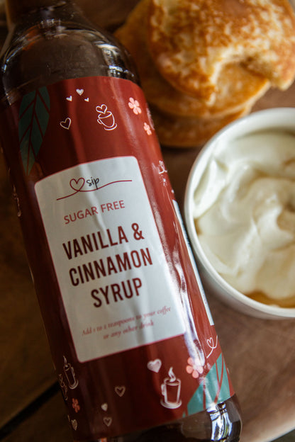 Sugar-free Vanilla & Cinnamon Coffee Syrup