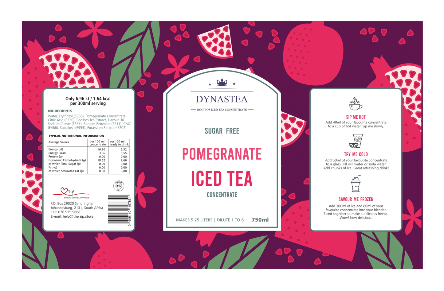 Pomegranate Iced Tea Concentrate