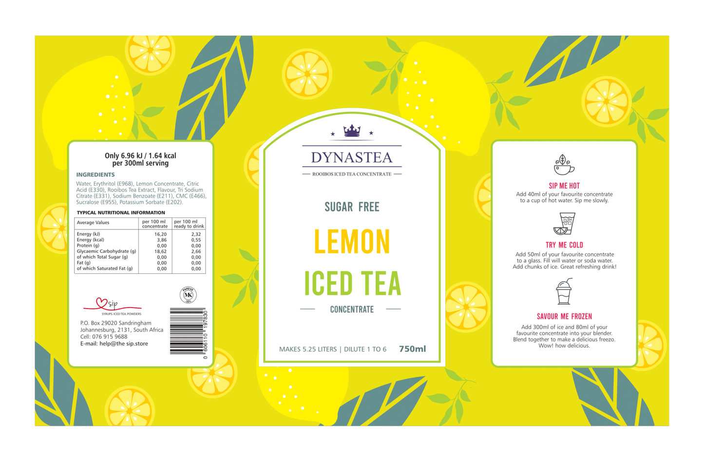 Lemon Iced Tea Concentrate | Wholesale