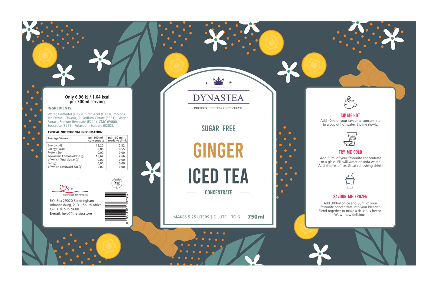 Ginger Iced Tea Concentrate| Wholesale