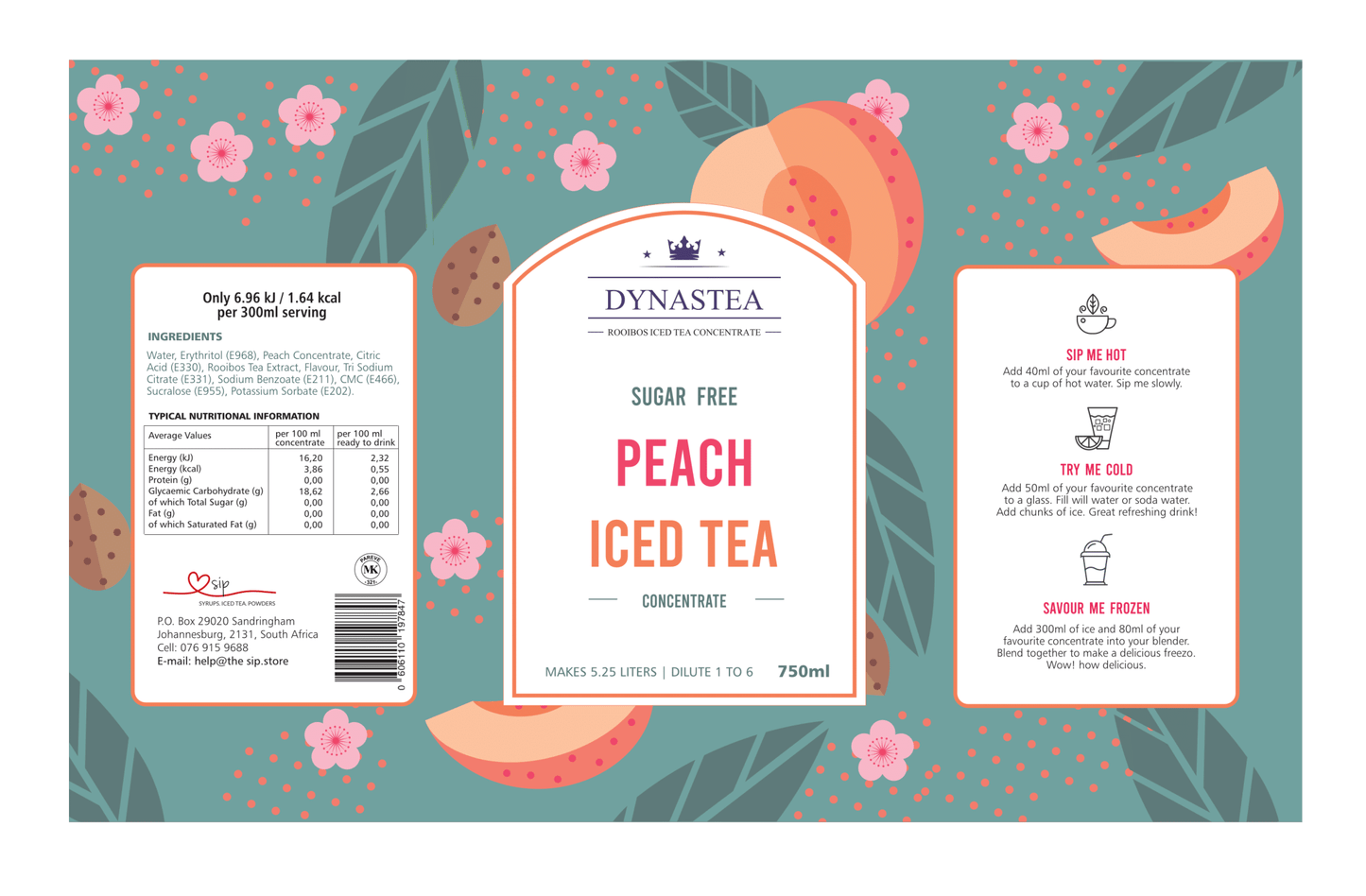Peach Iced Tea Concentrate