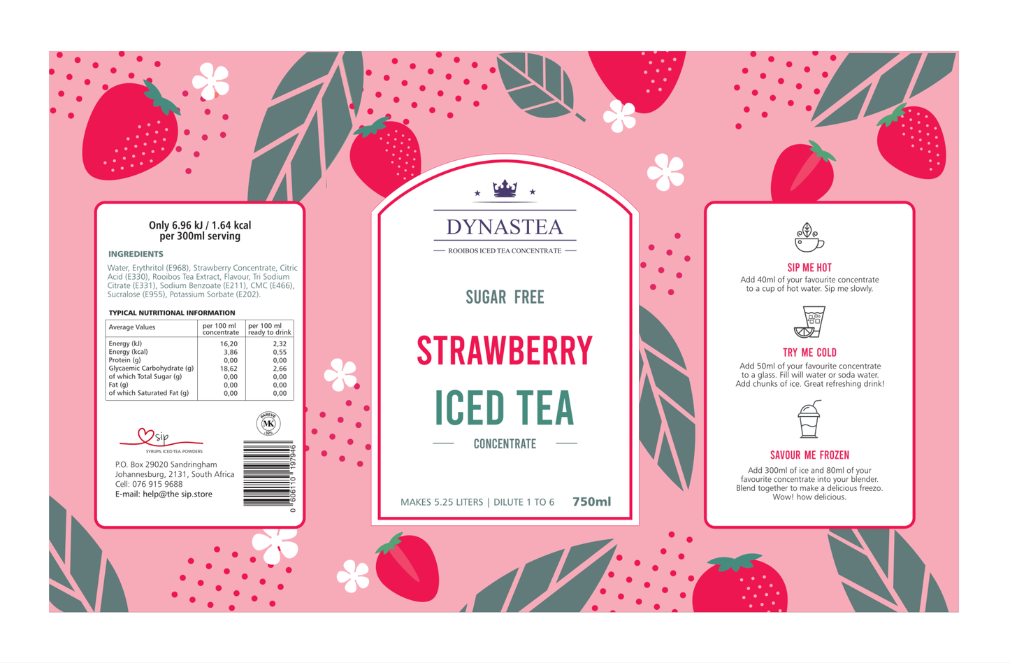 Strawberry Iced Tea Concentrate | Wholesale